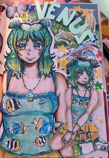traditional mult. (10$) + collage (3$)